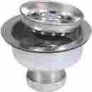 122043 National Brand Alternative Sink Strainer Brass Body Double Cup Type Chrome 076335007106