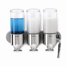 15flbottle Stainless Ozwall Shampoo Steel Triple Soap Dispenser Liquid