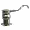 234929 Signature Hardware Hook Style Soap Or Lotion Dispenser For Standard Countertops Polished Chrome