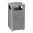 238243gy Global Industrial Stone Panel Trash Sand Urn 17-1 2 Square X 32 H Gray 707022013130