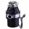 26gdp001-370w-06 With Plug Yescom Garbage Disposal 1.0 Hp Continuous Feed Home Kitchen Food Waste W 3200 Rpm 640671073523