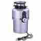 26gdp002-560w-11 With Plug Yescom Garbage Disposal 1.0 Hp Continuous Feed Home Kitchen Food Waste W Silver