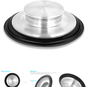 Sinkstopper-01 3 3/8 Inch Kitchen Sink Stopper Stainless Steel Garbage Disposal Plug