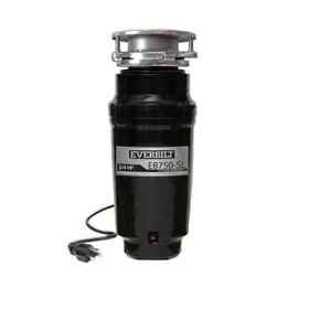 10-us-eb-750-sl 3/4 Hp Slim Continuous Feed Garbage Disposal With Stainless Steel Sink Flange