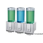 3 Dispensers Lotion Bathroom Soap Shower Wash 16 Set Deluxe Ounces Shampoo Body