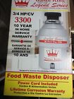- 3300 Garbage Legend .75 Series Disposer Hp Prices Waste King Disposal