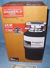 5 Insinkerator Heavy Disposal 8 Feed Hp Garbage Duty Continuous Badger