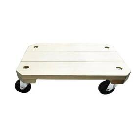 5042156 Ace Trading 18.25 Inch 4-wheel Hardwood Dolly - 360 Lbs