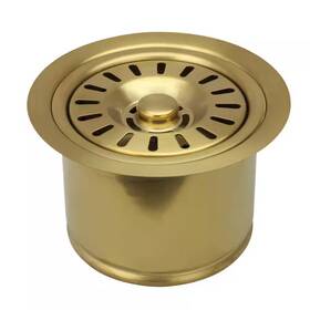 Akicon 313037079070 Brushed Gold Garbage Disposal Stopper Kitchen Sink Drain