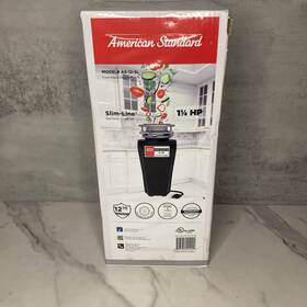 10-us-as-12-sl American Standard Garbage Disposer 1.25 Hp Slim Black