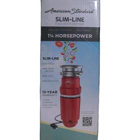 Bmhm9cc American Standard Slim Line 1.25hp Food Waste Disposer
