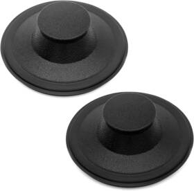 Ar-pro 313047755704 2 Pack Exact Replacement For Insinkerator Stp-pl/stppl Black Rubber Sink Stopp