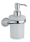 L-16bn Artos Soap Mounted Vetrilite Nickel Brushed Lulay Wall Dispenser