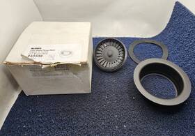 240339 Blanco Color-coordinated Metal Waste Flange In Coal Black