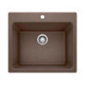401922 Blanco Liven Silgranit Laundry Sink Cafe Brown