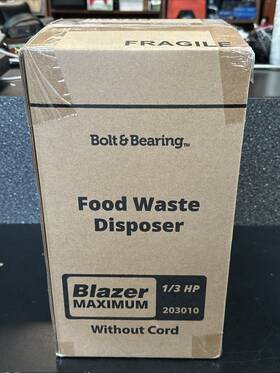 203010 Bolt & Bearing And Food Waste Disposal 1/3 Hp Blazer Maximum