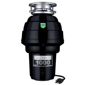 Bone Crusher 707534140072 1.25 Hp Premium Garbage Disposal 3-bolt Black Stainless Steel 1-1/