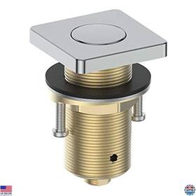 Asb001 Brand Kanary Chrome Brass Square Air Switch Button - Premium Garbage Disposal
