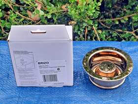 63075lf-pnlhp Brizo 69070-pg Garbage Disposal Flange Stopper - Standard Kitchen Sink Poli Gold