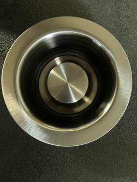 Brizo 69070-sl Luxe Steel Disposal Flange And Stopper For Standard Sink Drains