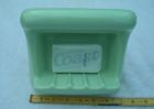 Celery Ceramic Vintage... Green... Mosaic Soap Bar . Dish Grab