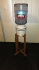 Ceramic Jug Water Floor Blue Stripes Empty Dispenser Stand