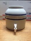 Ceramic Strip Blue Water Crock