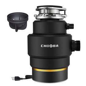 Chooba Qsd-38b Garbage Disposal 3/4 Hp Food Waste Continuous Feed Kitchen Garbage