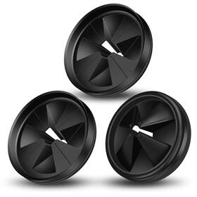 Daihongsafi Daihongsafi-25-09786 3 Pack Garbage Disposal Splash Guard - Sink Baffle 3/8 Inch Qcb-am For Insinkerator