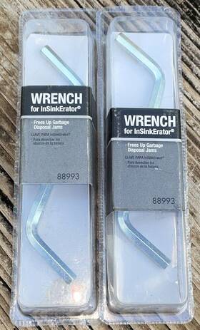 88993 Danco Lot Of 2 Insinkerator Wrench - Frees Up Garbage Disposal Jams