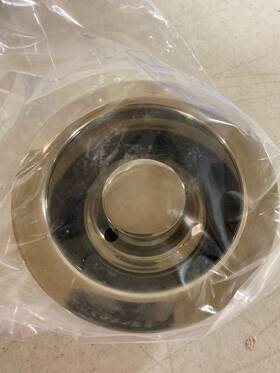 Delta 72030-pn Garbage Disposal Flange And Stopper - Polished Nickel Finish