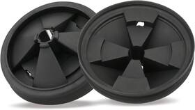 Dincerpen 744110474688 2pcs 3 3/8 Inch Garbage Disposal Splash Guard Quiet Rubber Drain