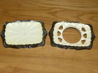 Dish Toothbrush Soap Wall Holders Vintage Amerock Glass Drinking Mounted