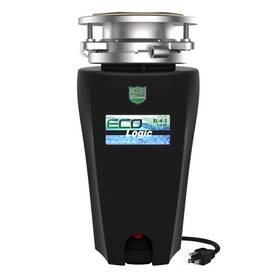 El53b Eco Logic 1/2 Horsepower Garbage Disposal With Removeable Splash Guard Attached Power