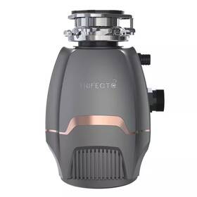 Elexnux 705353976469 3/4 Hp Continuous Feed Garbage Disposal In Black With Energy Saving
