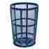 Exp-52p-bl Witt Industries Outdoor Metal Trash Container 48 Gallon Blue 096639910520