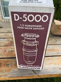 D-5000 Frigidaire Eliminator Food Waste 1/2 Hp New