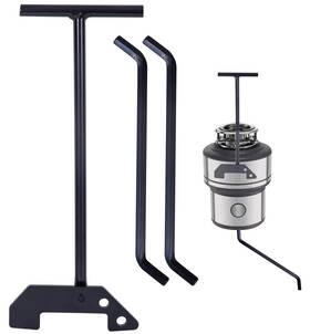 Fullmaypro 764256269146 Garbage Disposer Unjamming Wrench Disposal Tool - Black Kit