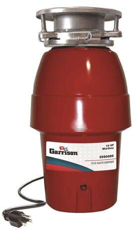 35804945 Garrison Food Waste Disposer Model 1/2 Hp Mid-duty Garbage Disposal