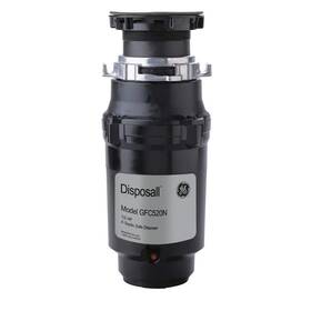 Ge 445056164154 1/2 Hp Continuous Feed Garbage Disposal With 3 Bolt Adapter Kit