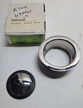 Geberit 152.060.21.3 Decorative Disposer Flange And Stopper Stainless Steel