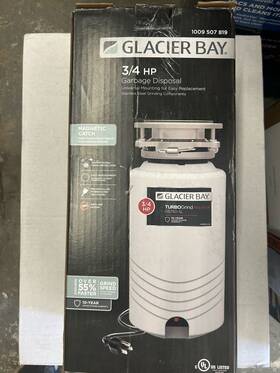 10-us-gb750-sl Glacier Bay Turbogrind 3/4hp Garbage Disposal With Power Cord Gb750-sl Ob