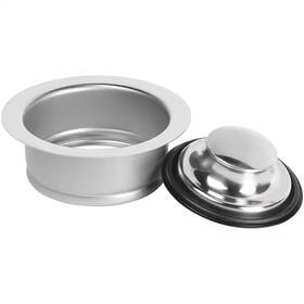 Glacier Bay 445050046050 Garbage Disposal Rim And Stopper - Stainless Steel Finish