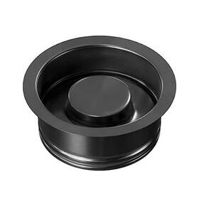 Glacier Bay 974164353477 Solid Black Stainless Steel Garbage Disposal Flange Sink Drain Hole With Stopper