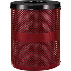 Global Industrial 261925rd Thermoplastic Coated Perforated Receptacle With Flat Lid 32