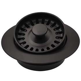 Gzila 705300850590 Garbage Disposal Strainer And Stopper With Decorative Flange In Blac