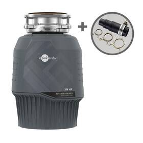 Dwc-00 Insinkerator 0.75hp W/dwc-00 Sinkerator Garbage Disposal 12.25 Inch Residential 3 Stage Mounting Hardware Chrome