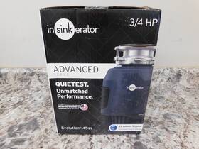 Insinkerator 050375027409 Evolution 45ss Advanced Series 3/4hp Garbage Disposal