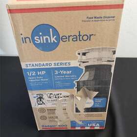 Insinkerator 050375027447 Badger 500 Standard Series 1/2 Hp 1-grand Stage Food Waste