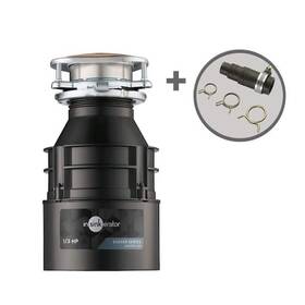 Insinkerator 050375027713 1/3 Hp Continuous Feed Kitchen Garbage Disposal With Dishwasher Connector